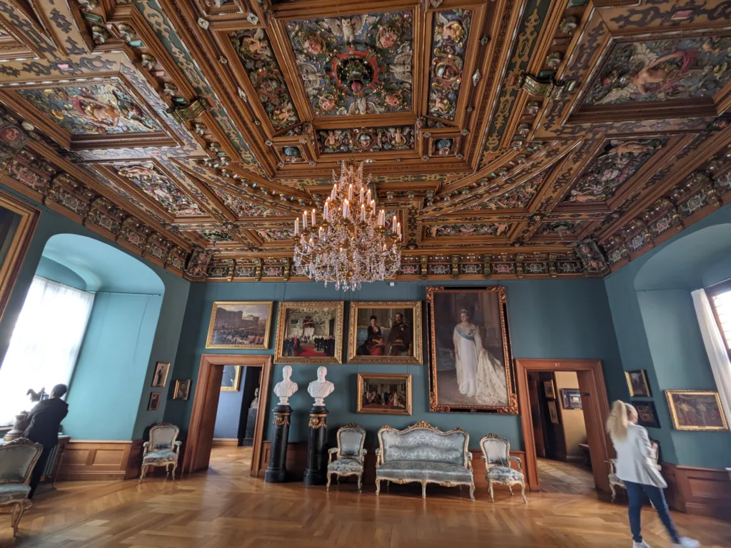 Aperçu d'une des pièces du château de Frederiksborg.
