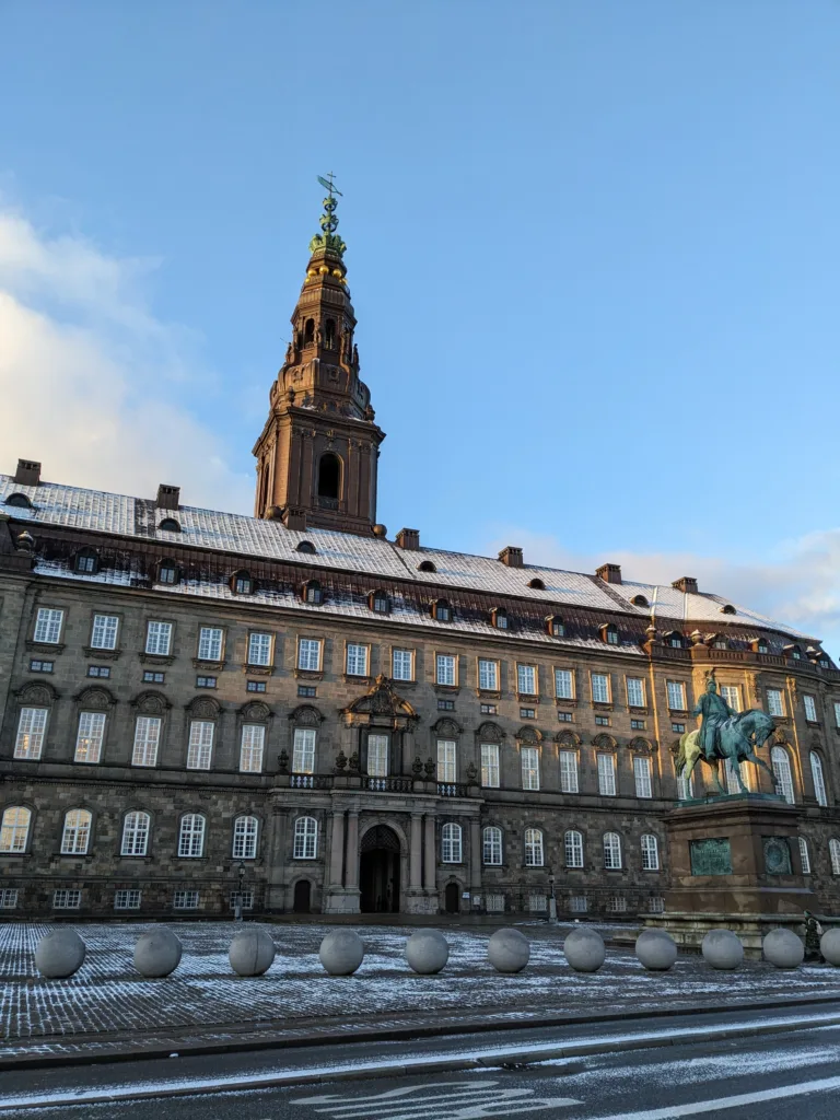 Façade du château de Christianborg