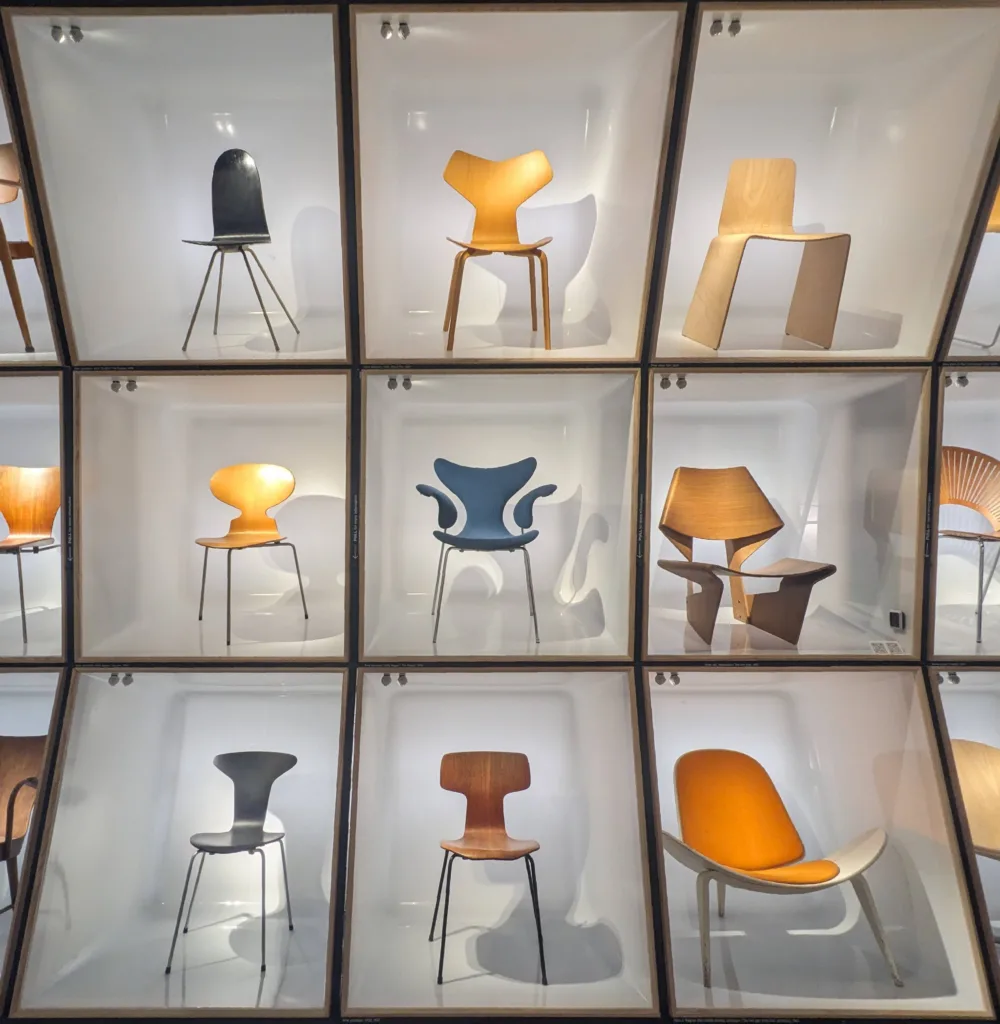 Collection de chaises 1 - musée du design de Copenhague