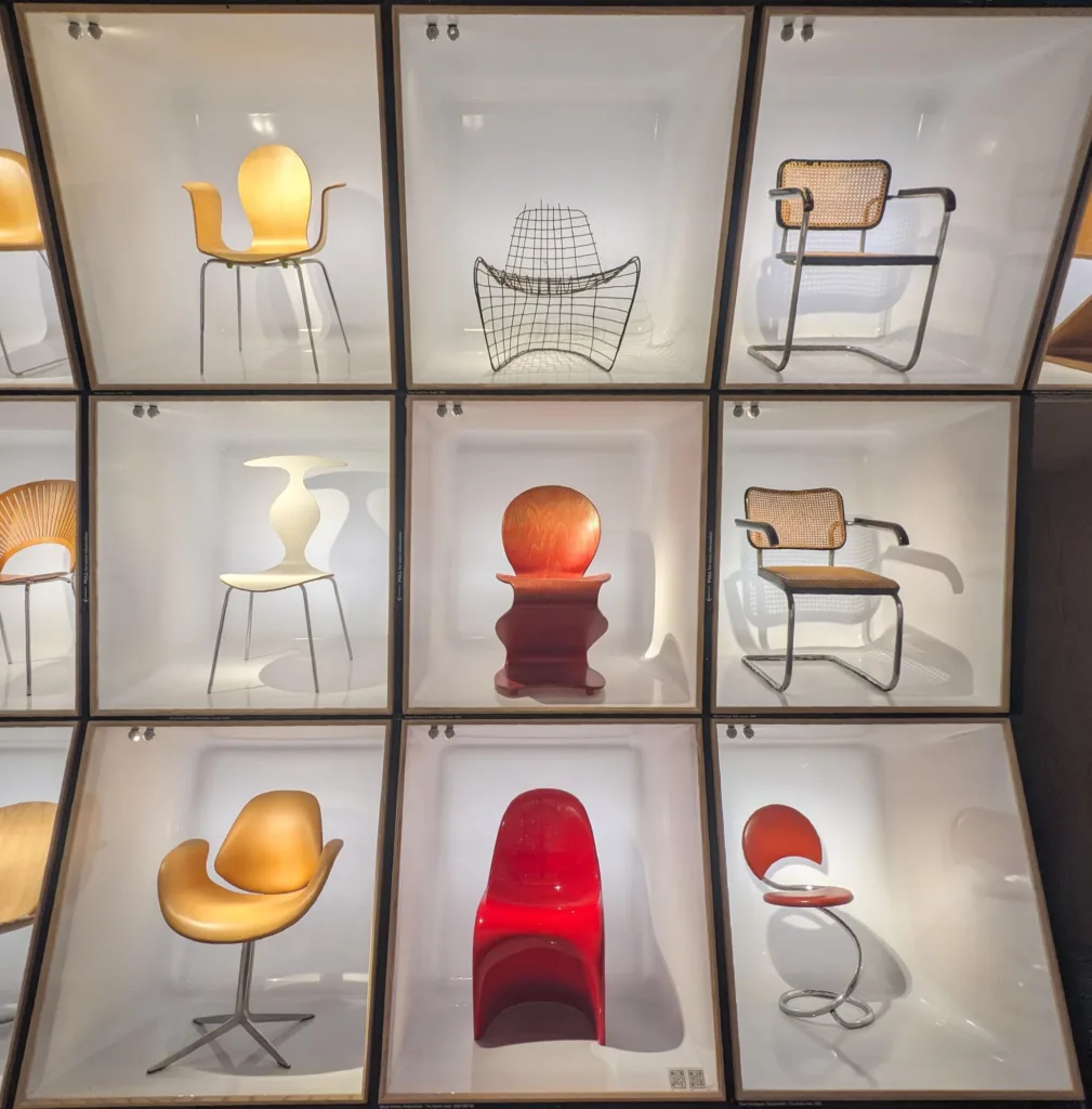 Collection de chaises 2 - musée du design de Copenhague